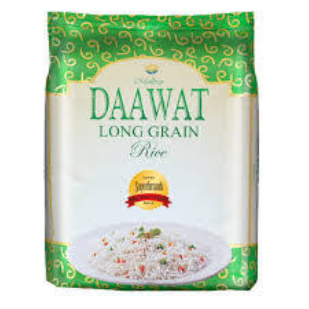 DAAWAT LONG GRAIN RICE2KG